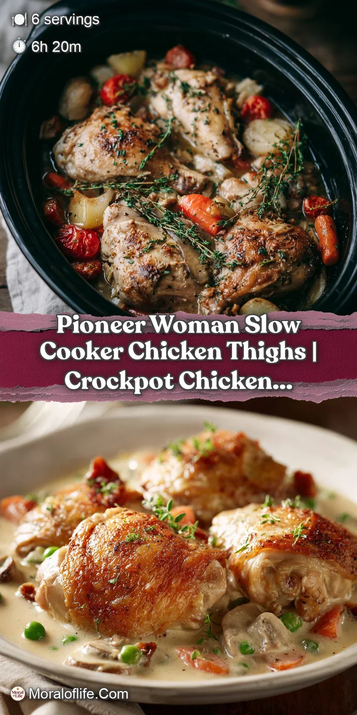 Close-up of juicy, falling-apart chicken thighs coated in a glistening, deep brown sauce, hinting at warmth.