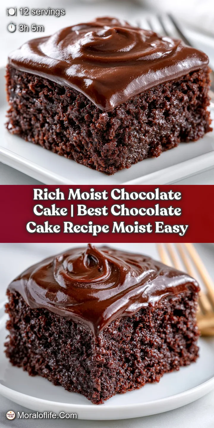 Extreme close-up of a moist chocolate cake crumb with glistening layers of smooth, glossy cocoa ganache.