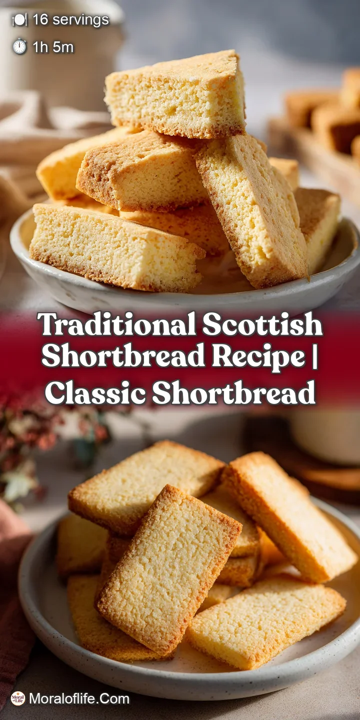 Close-up of a Scottish shortbread cookie highlighting its sandy, buttery texture and slightly browned edges. A delicious t...