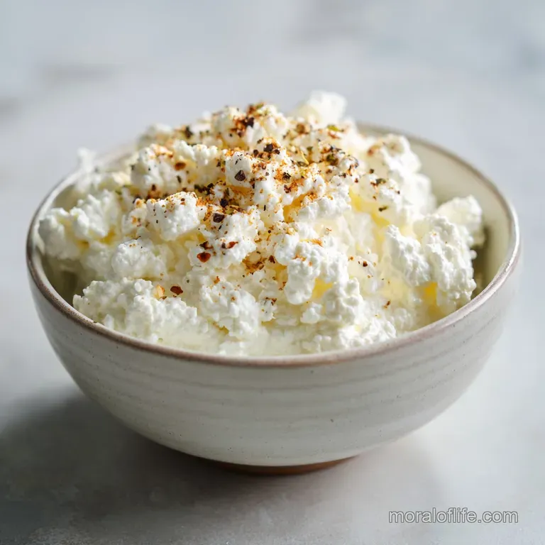 Cottage Cheese Flagel with Everything Seasoning