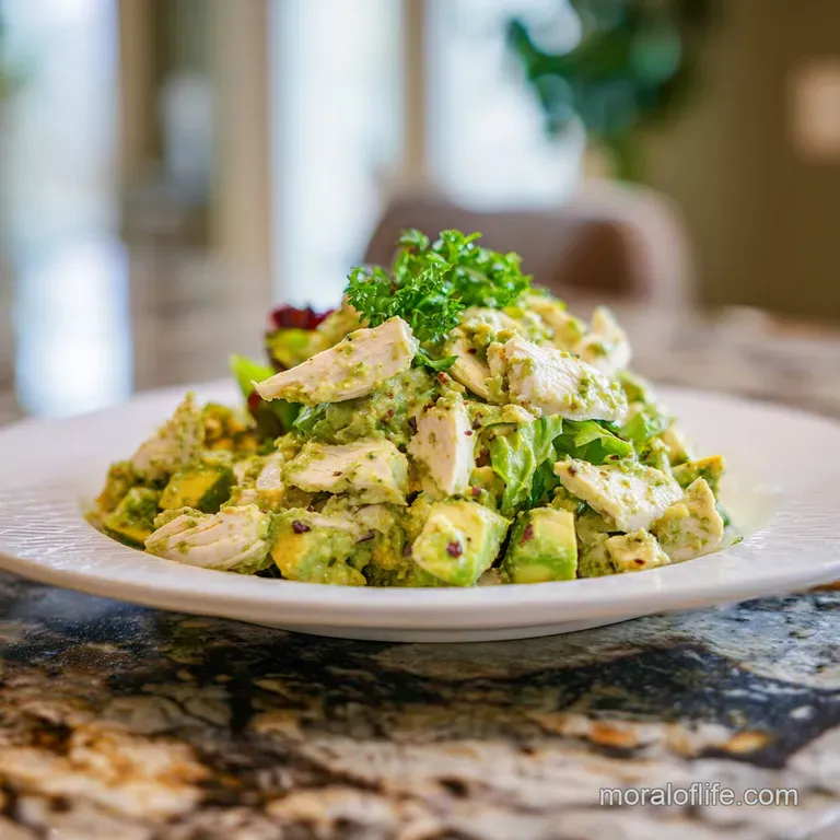 Healthy Avocado Chicken Salad Recipe