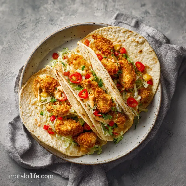 Baked Chicken Tacos: Oven Crisped Shells