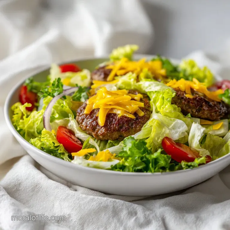 Big Mac Salad: Caramelized Beef and Creamy Dressing