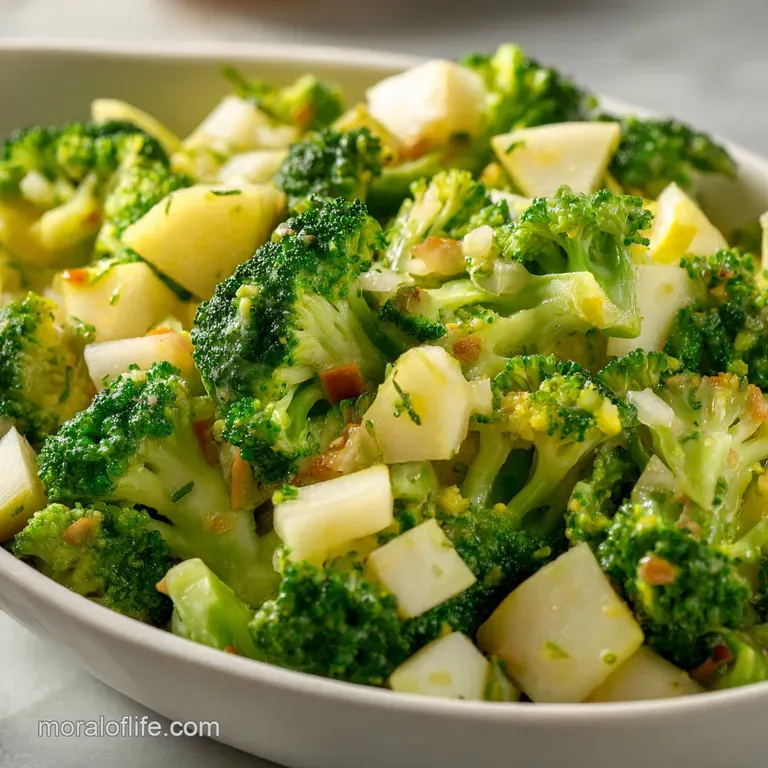 Broccoli Cashew Apple and Pear Salad: Crisp and Fresh