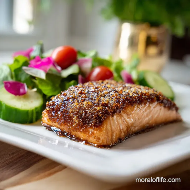 Salmon with Brown Sugar Glaze: Caramelized and Moist