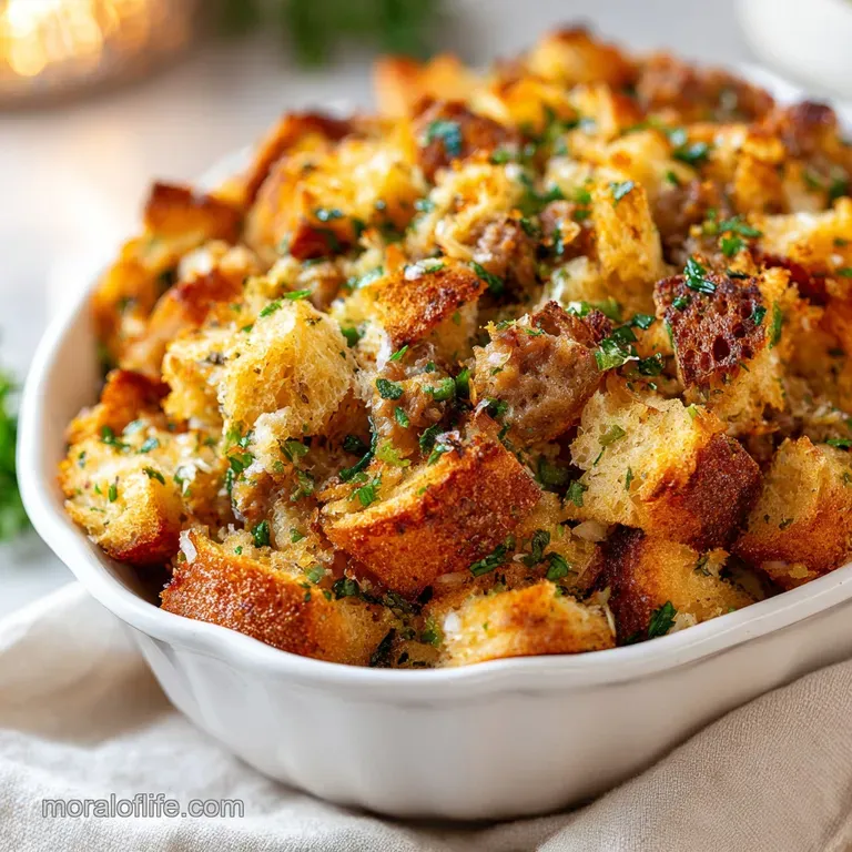 Best Stuffing Recipe: Buttery Sourdough
