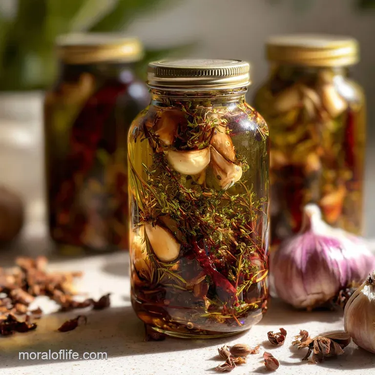Canned Venison with Garlic and Herbs