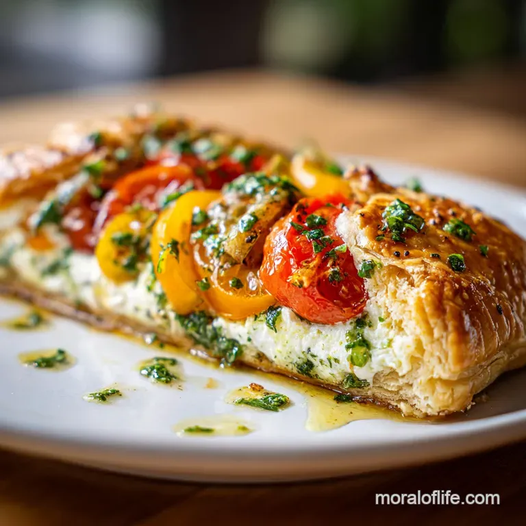Caprese Puff Pastry with Balsamic Glaze