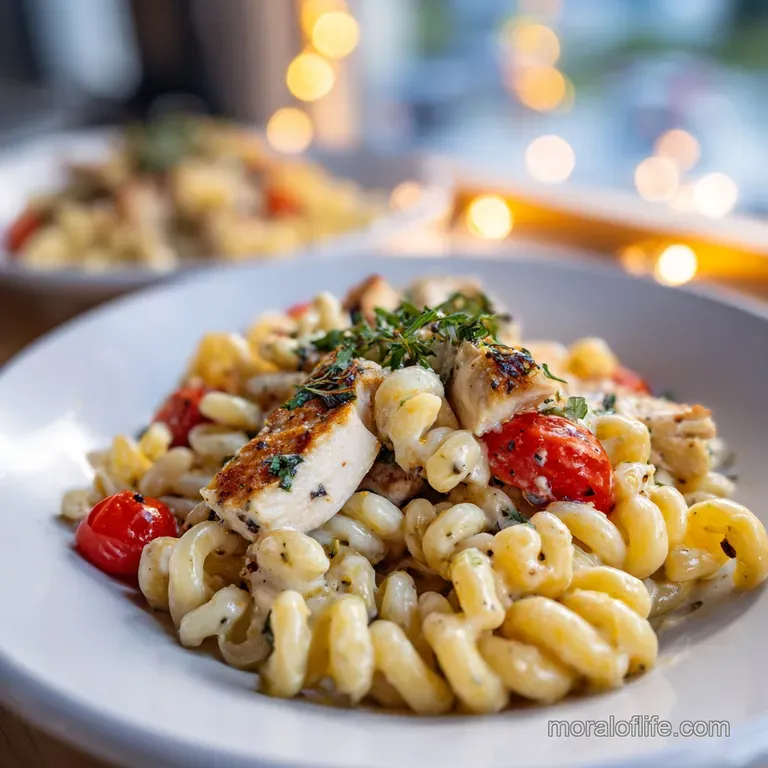 Easy Quick Meal with Chicken and Pasta: Garlic Butter
