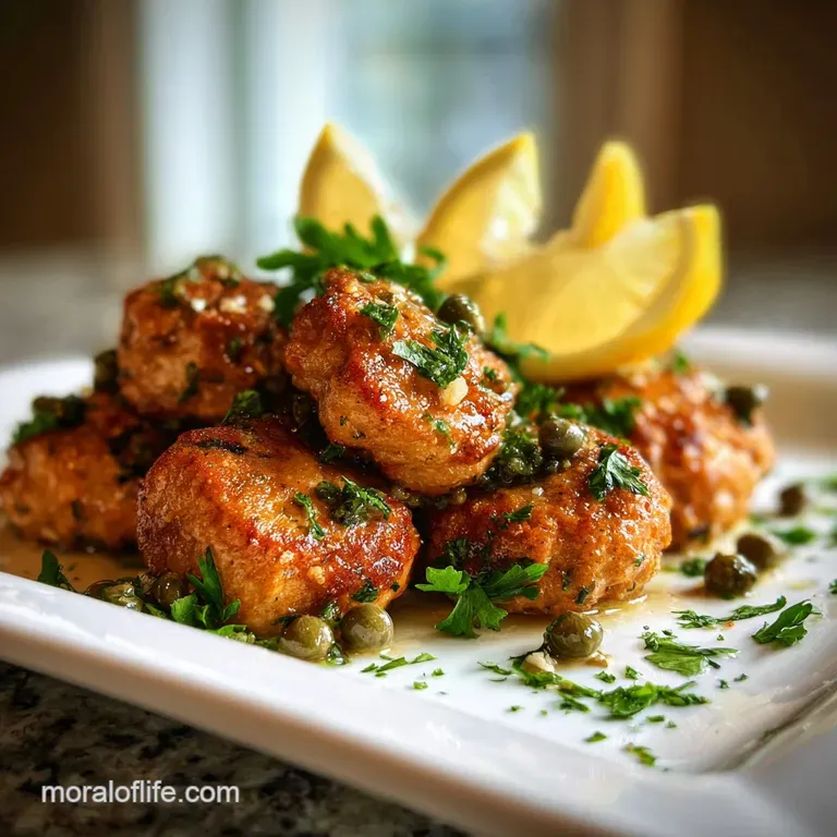Chicken Piccata Meatballs