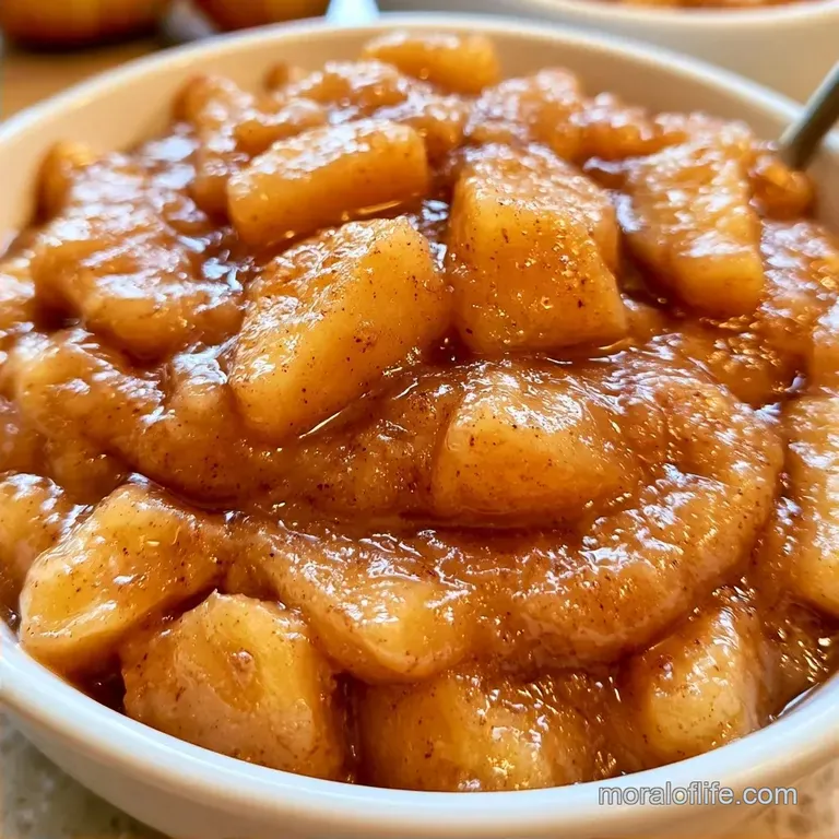 Chunky Slow Cooker Applesauce with Cinnamon