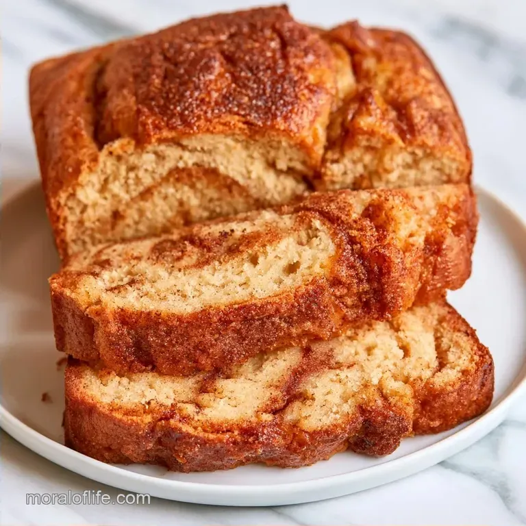 Cinnamon Applesauce Bread in 70 Minutes