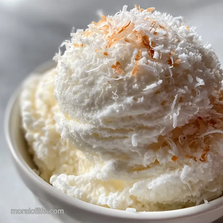 Coconut Cream Ice Cream Recipe