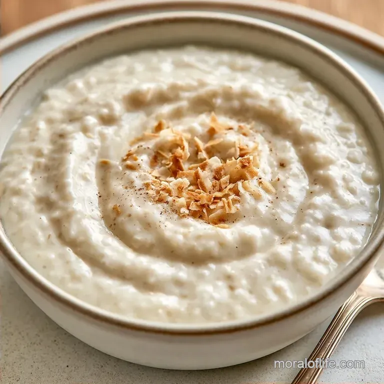 Creamy Coconut Milk Rice Dessert