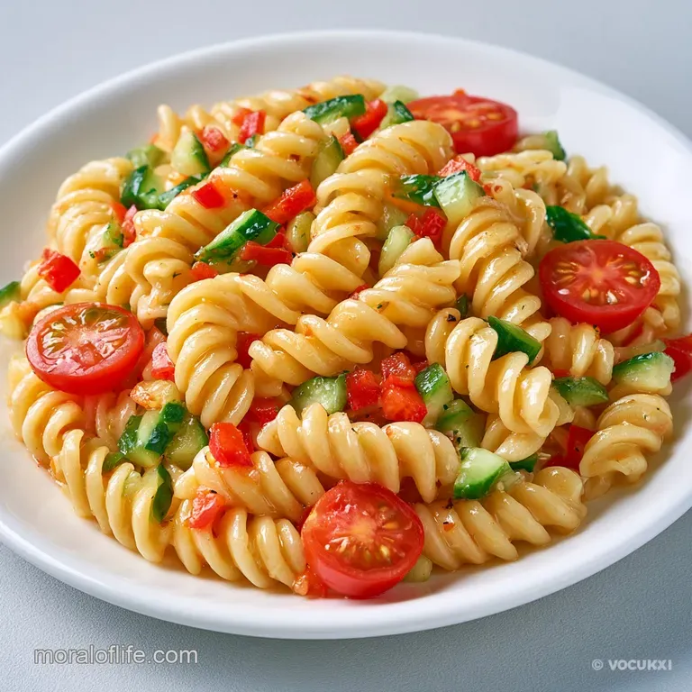 Cold Pasta Salad: Zesty and Crisp