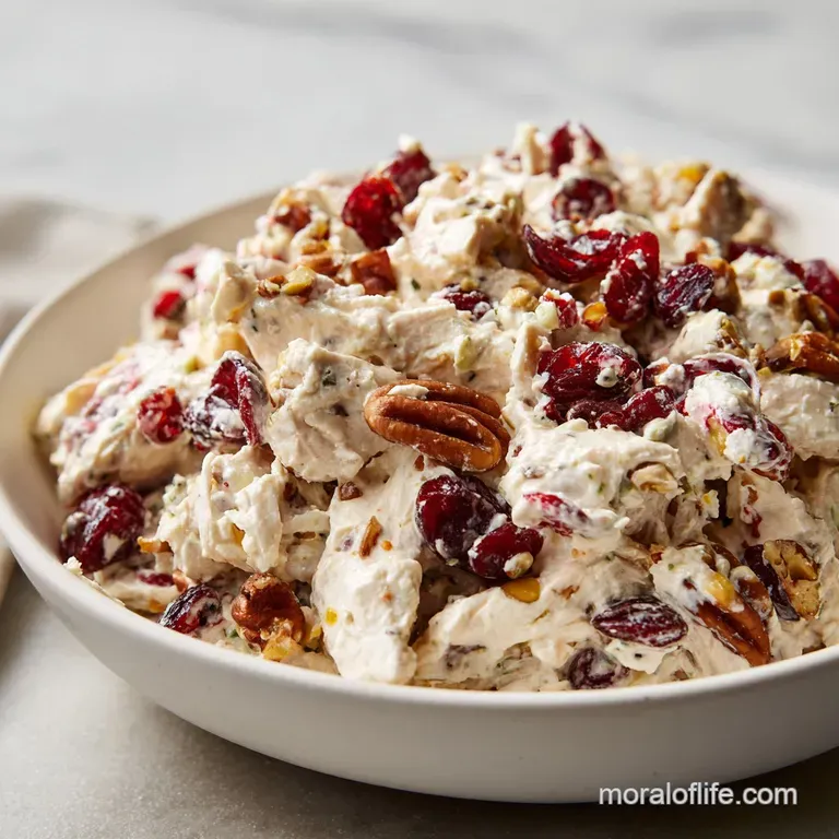 Cranberry Pecan Chicken Salad: Creamy and Crunchy
