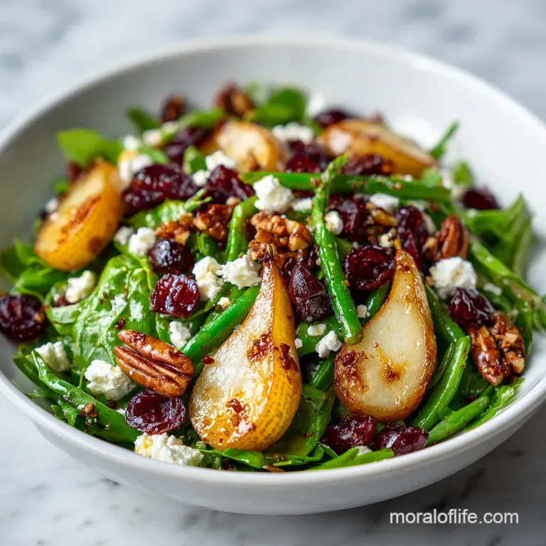 Holiday Salad: Cranberry Pecan and Pear
