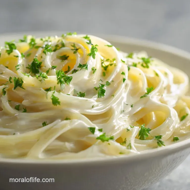 Cream Cheese Alfredo Sauce: Velvety & Garlicky