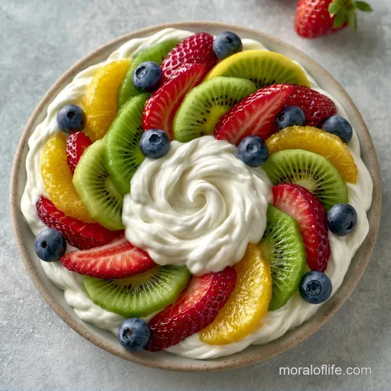 Fluffy Cream Cheese Fruit Dip