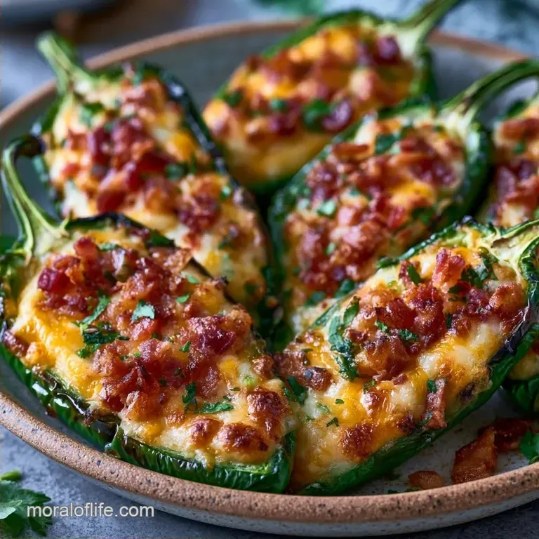 Cream Cheese Stuffed Jalapenos with Bacon