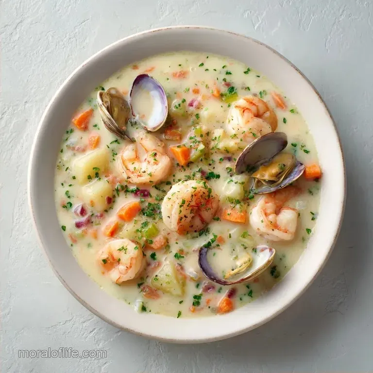 Clam Shrimp Chowder: New England Style