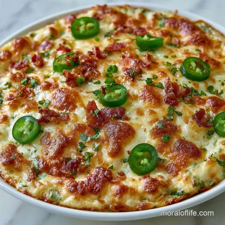 Jalapeno Popper Dip with Bacon and Cheddar