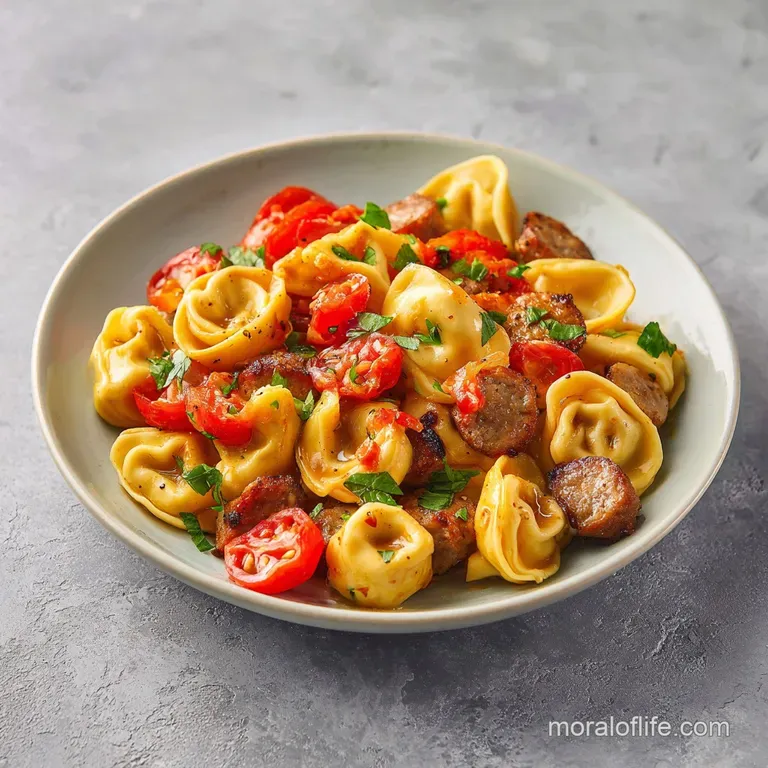 Creamy Sausage Tortellini: Rich and Silky