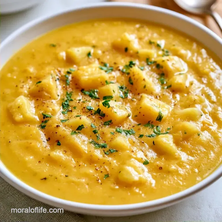 Slowcooker Potato Soup with Yukon Gold Potatoes