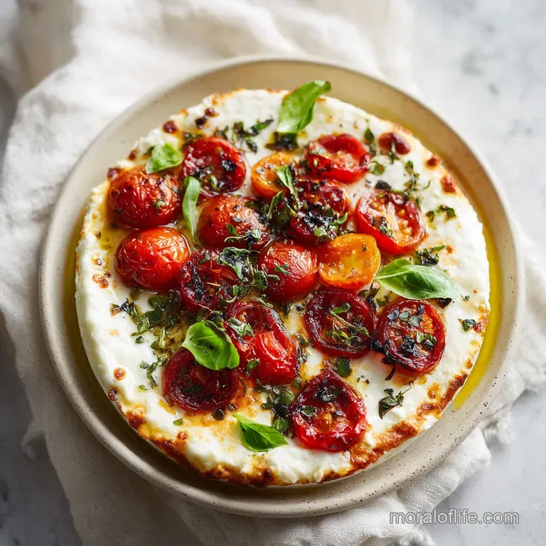 Velvety White Pizza Dip with Golden Crust