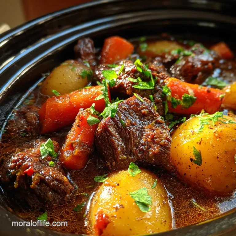 Crockpot Recipe with Beef and Potatoes