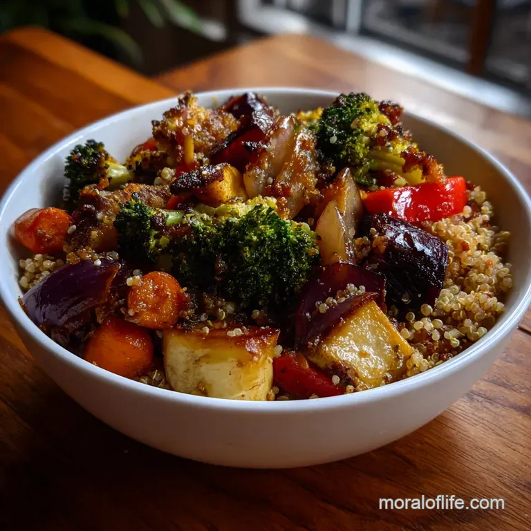 Elegant plate showcasing a single, perfectly seared mushroom cap alongside a colorful mix of glazed parsnips and carrots, ...