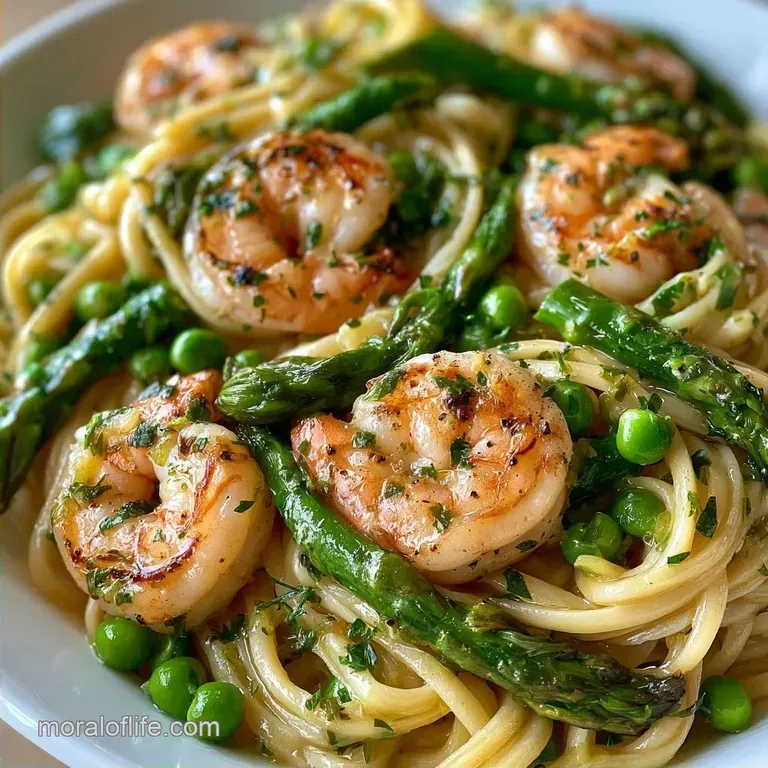 Easy Summer Crowd Recipe: Lemon Garlic Shrimp Pasta