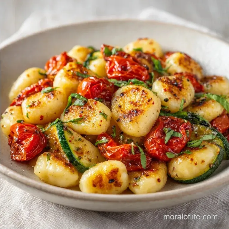 One-Pan Summer Garden Gnocchi: Easy Vegetarian Dinner