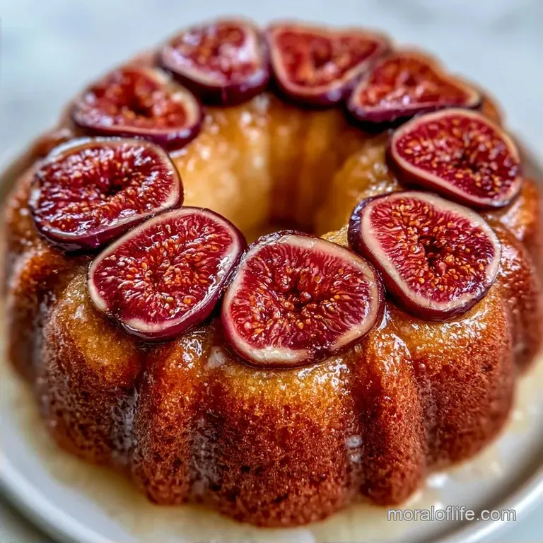 Fresh Fig Pound Cake Recipe with Ripe Figs