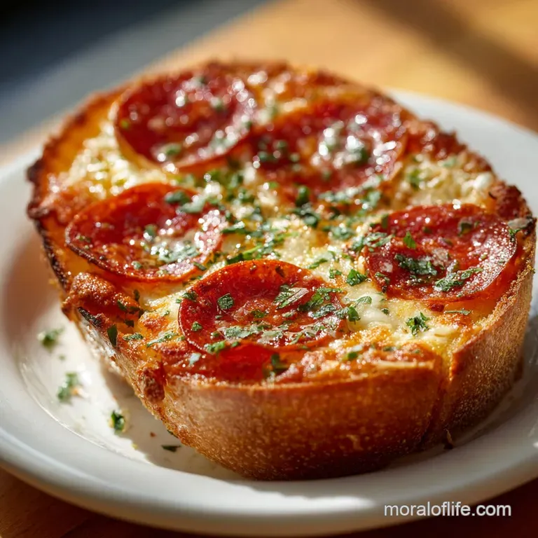 Garlic Bread Pizza: Crispy Base