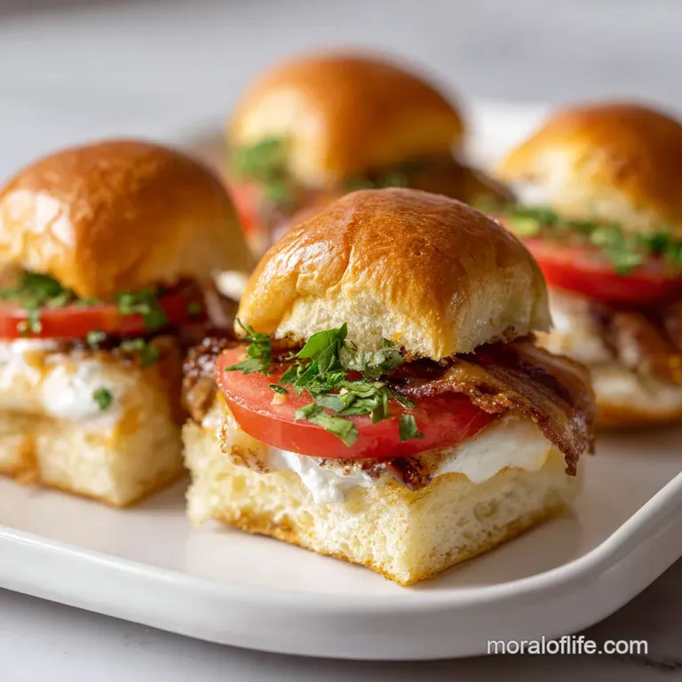 Garlic Butter BLT Sliders: Crispy and Savory