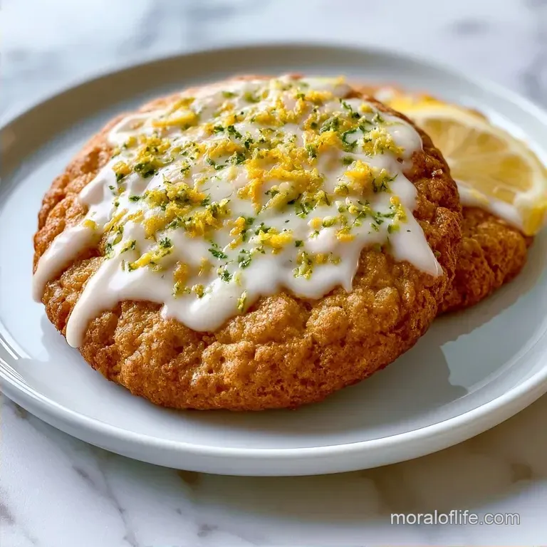Crisp Glazed Italian Lemon Cookies