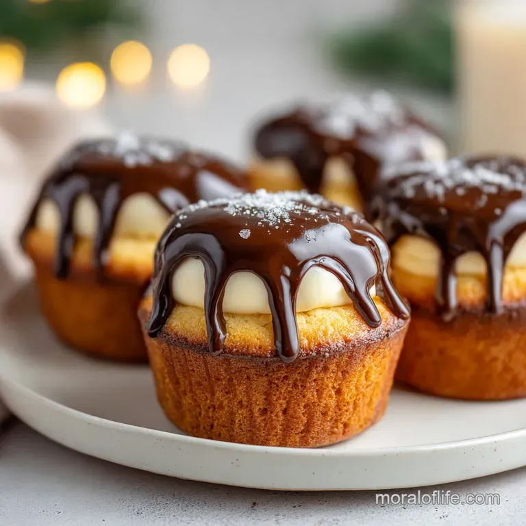 Boston Cream Pie Cupcakes: Silky and Moist