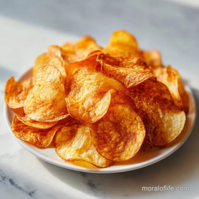 Crispy Potato Chips: Golden and Crunchy