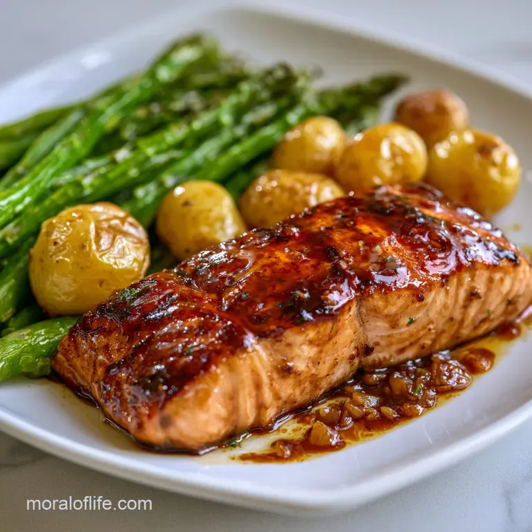 One-Pan Honey-Garlic Glazed Salmon