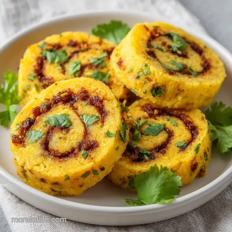 Zesty Moong Dal Pinwheels: Indian Summer Appetizer