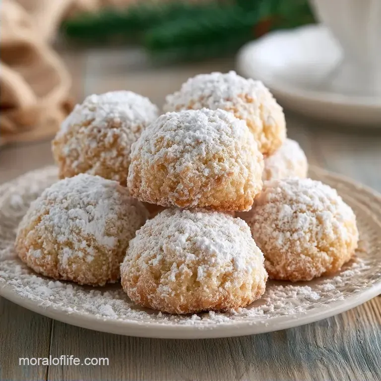 Zesty Lemon Snowball Cookies