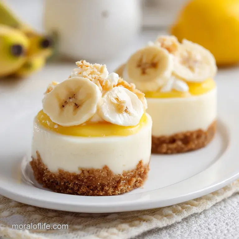 Mini Banana Pudding Cheesecakes: Creamy and Baked