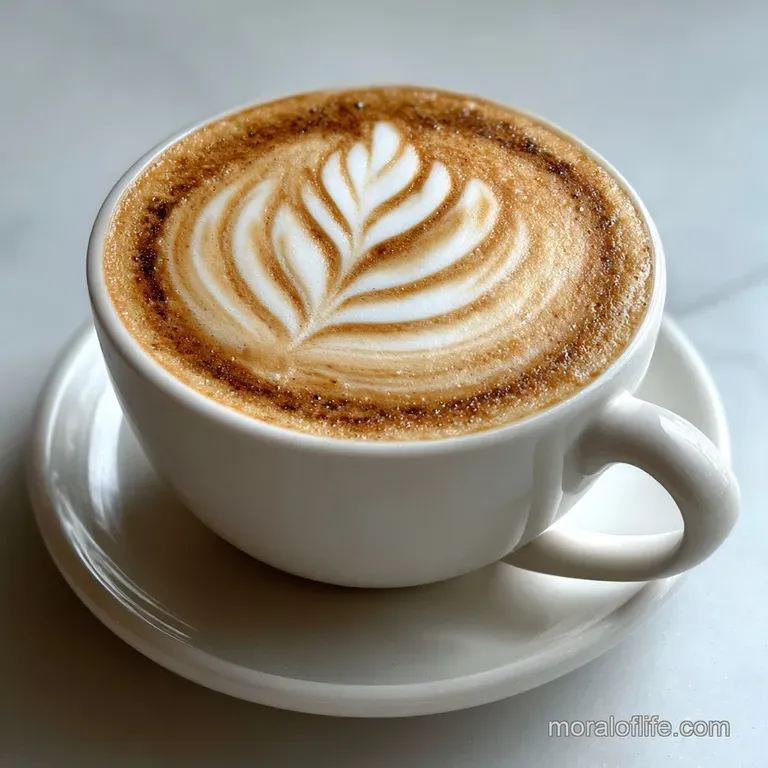 Elegant glass of mochaccino with defined layers; rich dark chocolate at the bottom, topped with a light, airy microfoam.