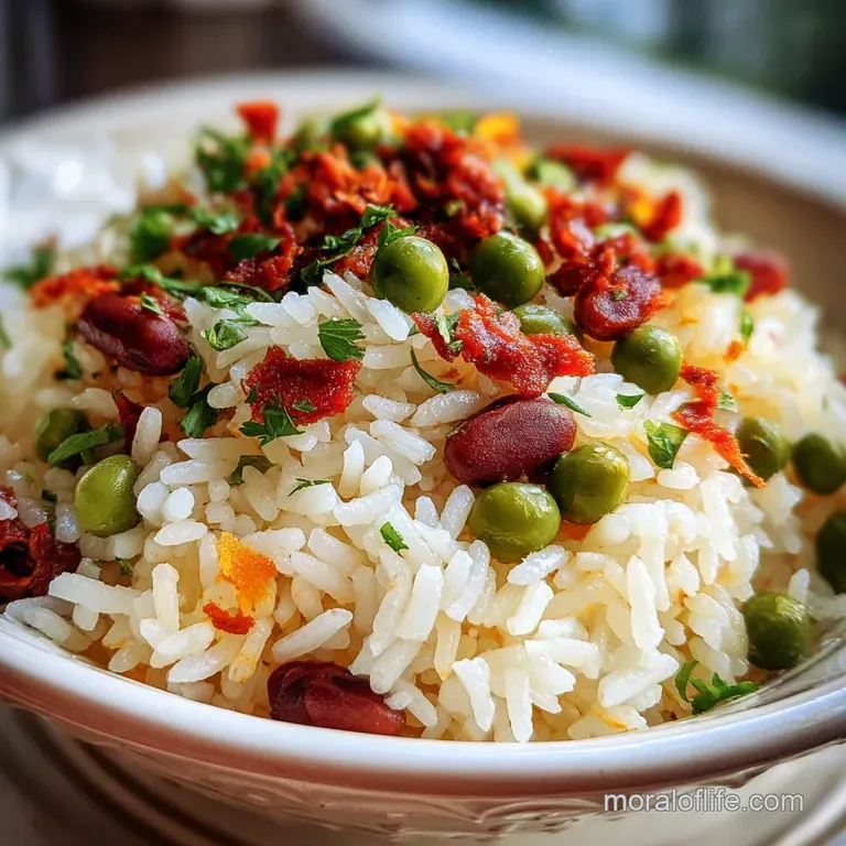 Puerto Rican Rice: Fluffy & Crispy