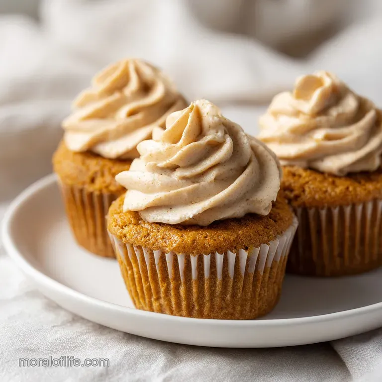 Pumpkin Dream Cupcakes with Tangy Chai Finish