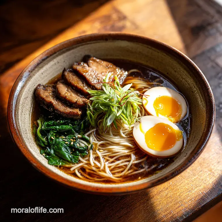 Shoyu Ramen Noodles: Deep Umami Broth