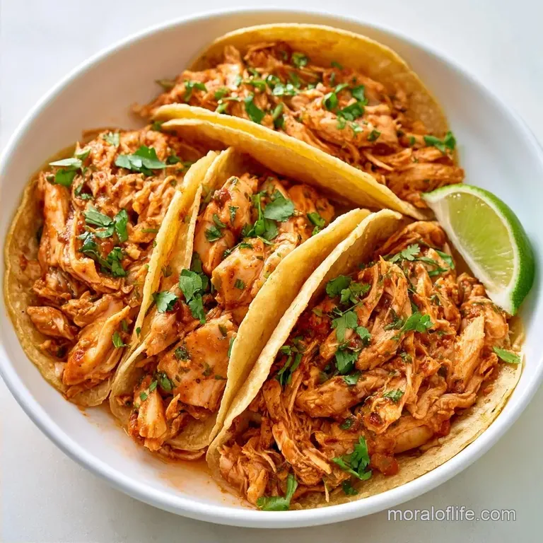 Slow Cooker Chicken Tacos with Salsa
