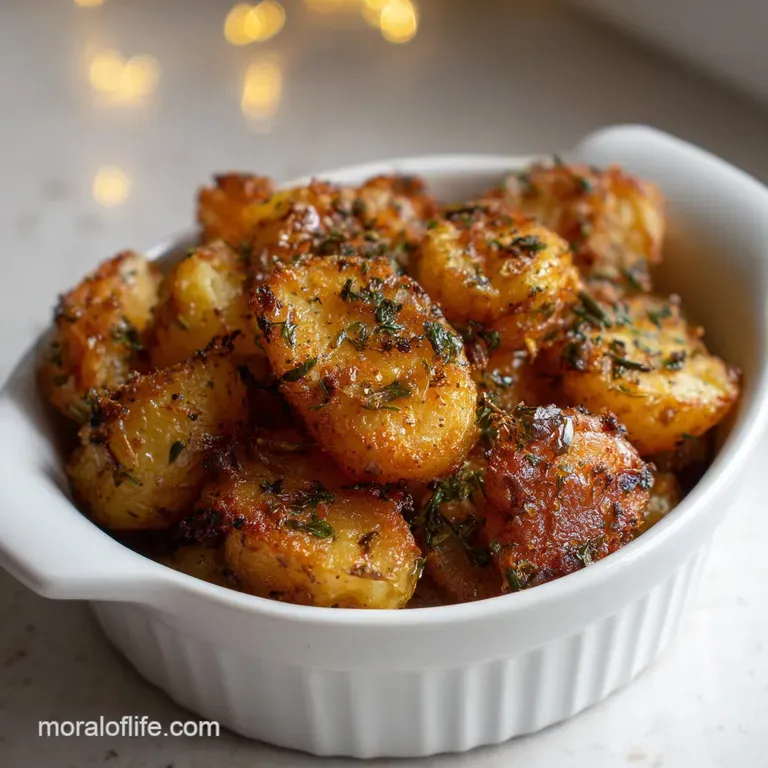 Crispy Herb Crockpot Potatoes