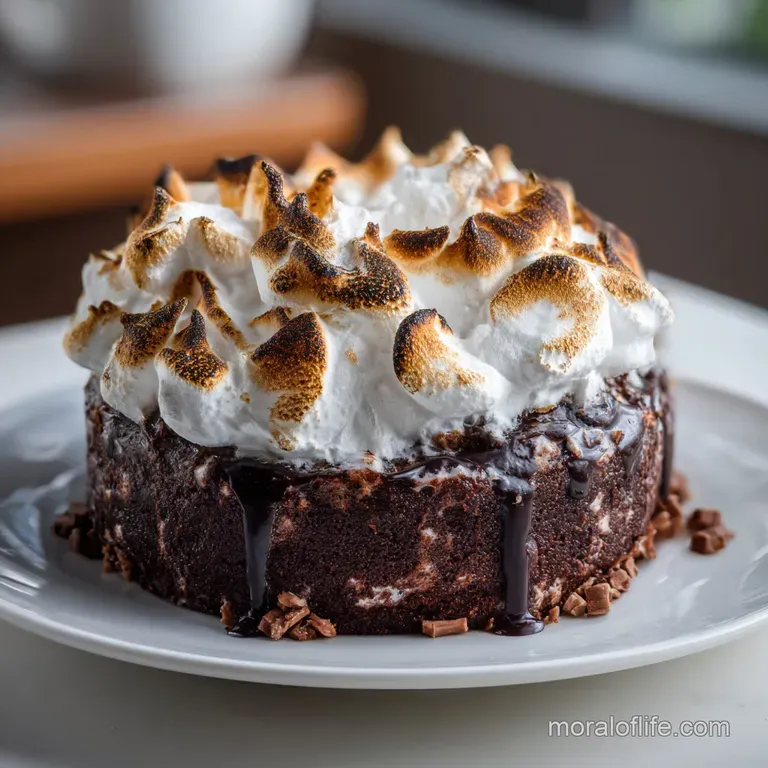 Smores Chocolate Cake: Rich Cocoa and Toasted Meringue